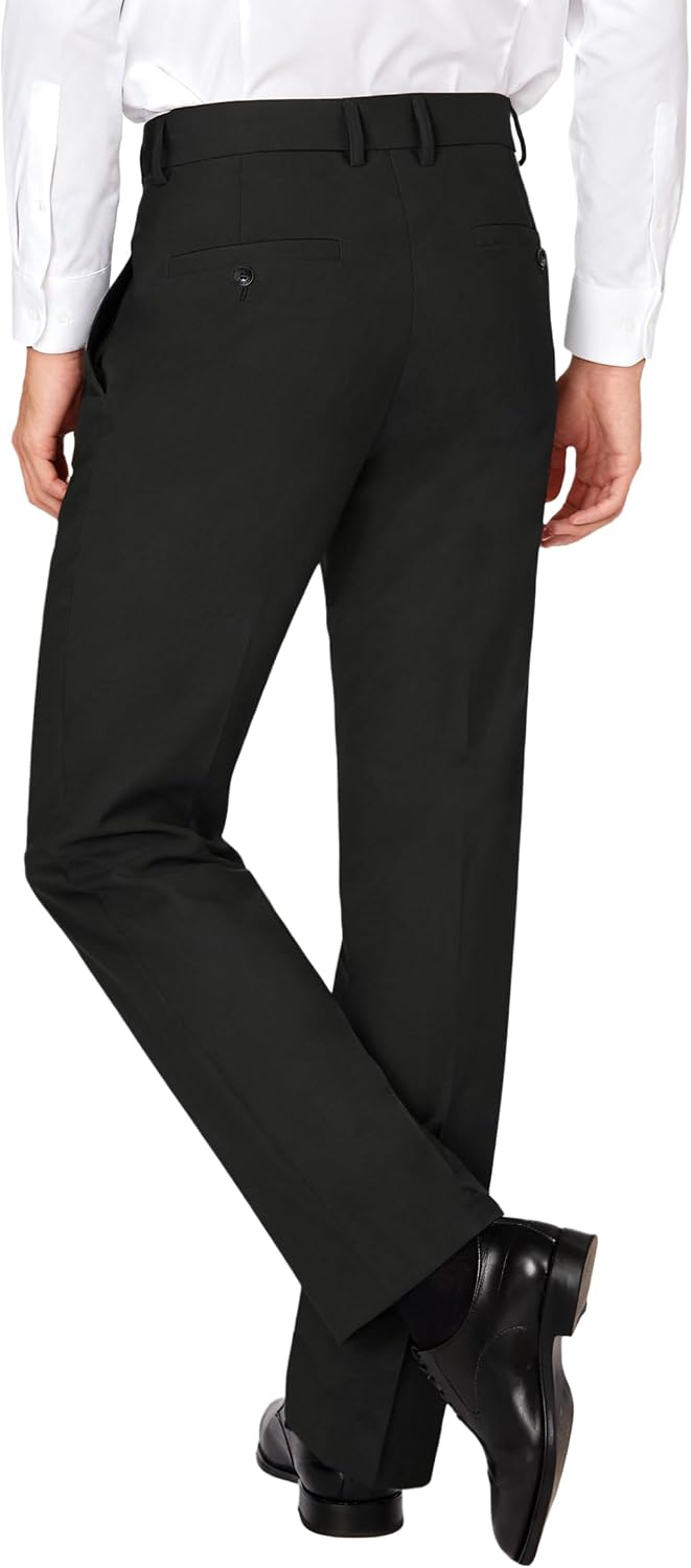 Men's Classic Fit Flex Waist Flat Front Dress Pant - Image 2