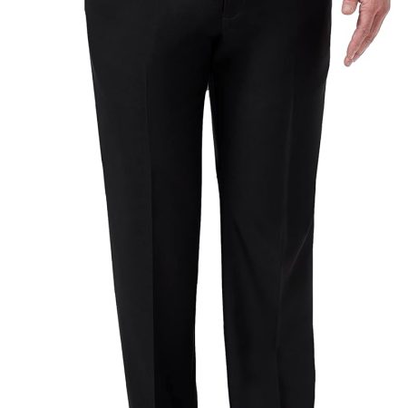 Men’s Premium Comfort Classic Fit Flat Front Dress Pant