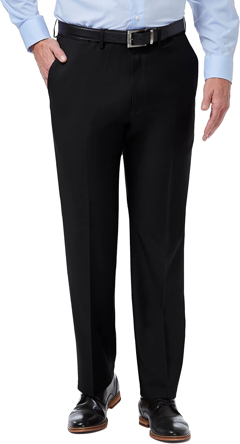 Men’s Premium Comfort Classic Fit Flat Front Dress Pant