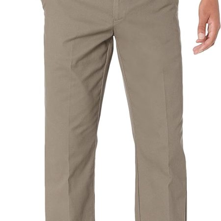 Men's Classic-Fit Wrinkle-Resistant Flat-Front Stretch Chino Pant