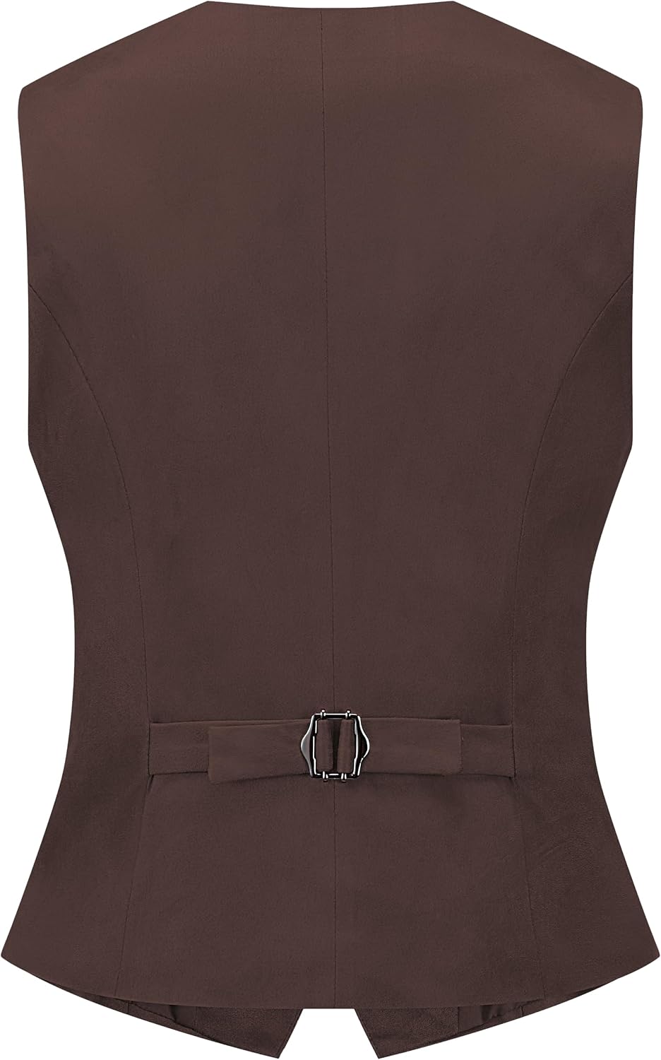 Women's Faux Suede Vest Cowgirl Western Vest Leather V Neck Slim Fit Fashion Casual Waistcoat Top - Image 2