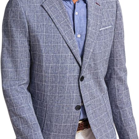 Mens Casual Sport Coats Two Buttons Lightweight Business Sport Blazer