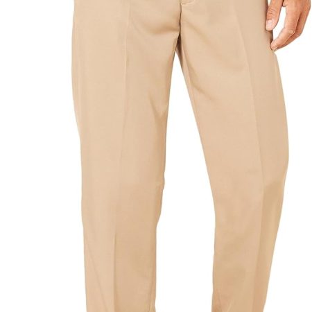 Men's Classic-Fit Expandable-Waist Flat-Front Dress Pant
