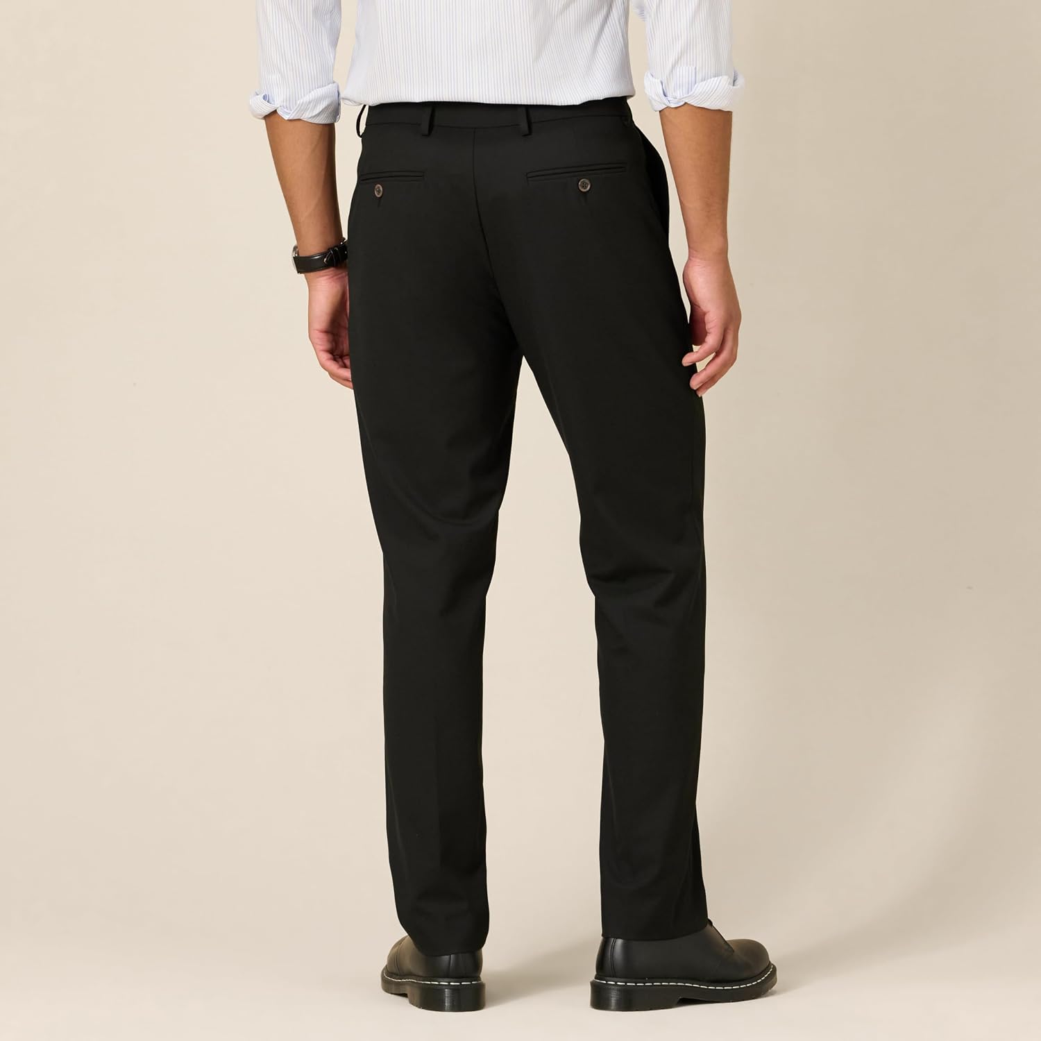 Men's Classic-Fit Wrinkle-Resistant Stretch Dress Pants - Image 2