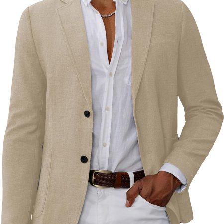 Mens Blazer Sport Coats Casual Lightweight 2 Button Sports Coat and Blazers Suit Jacket